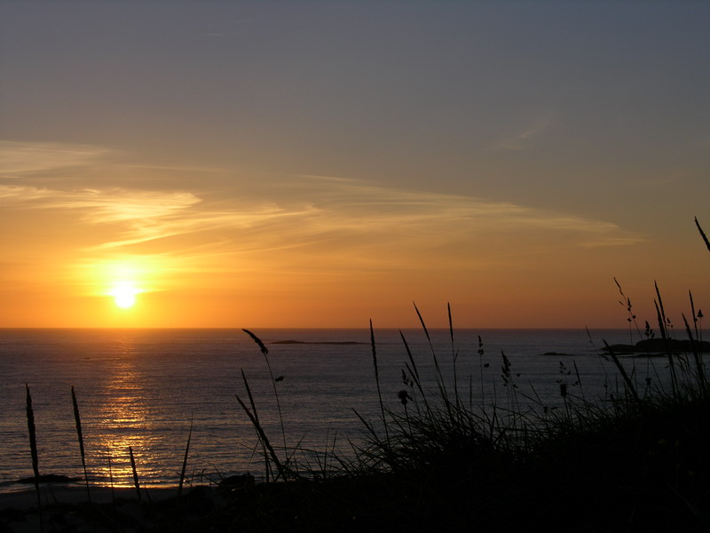 Soleil de minuit en Norvge